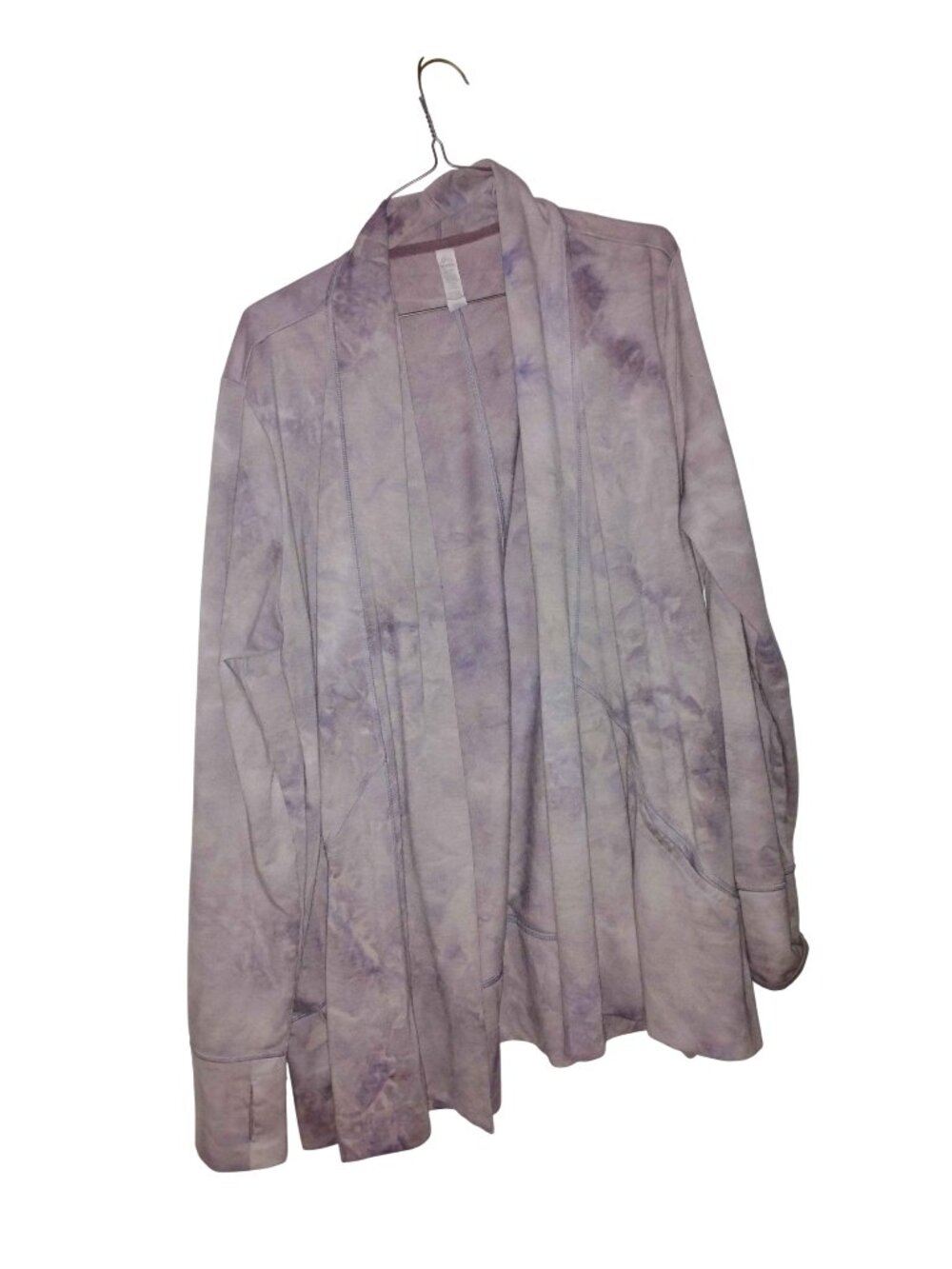 RBX Lavender Tie-Dye Cardigan